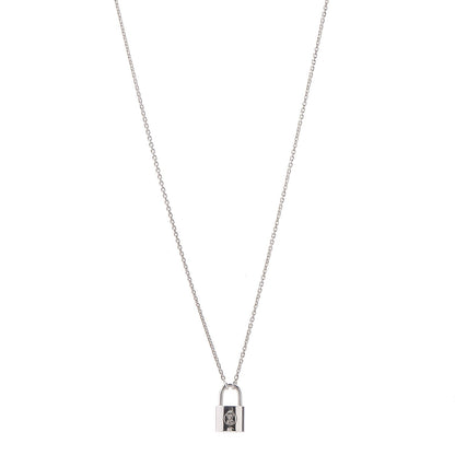 Louis Vuitton Sterling Silver Lockit Necklace 1 of 6