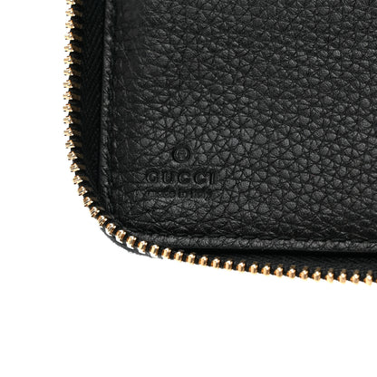 Gucci Pebbled Calfskin Soho Zip Around Wallet Black 5 of 7