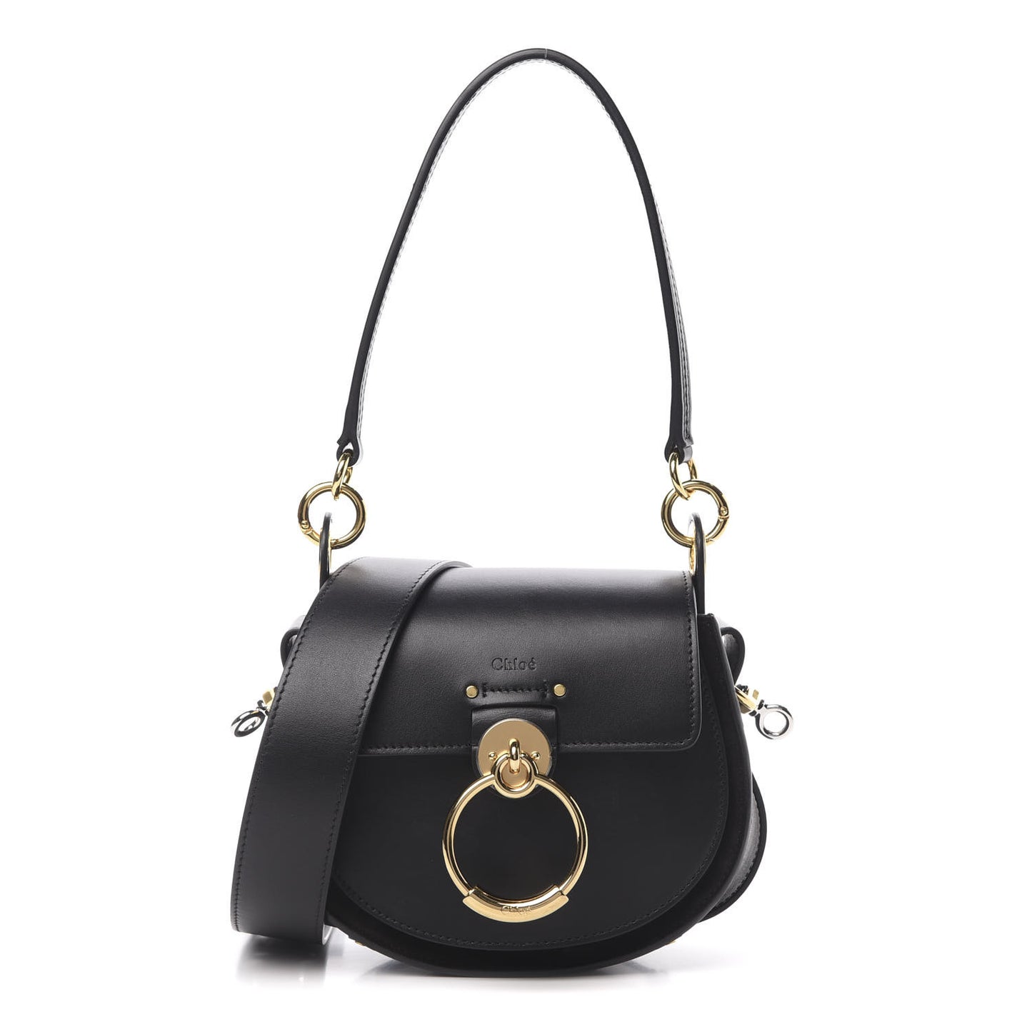 Calfskin Small Tess Bag Black
