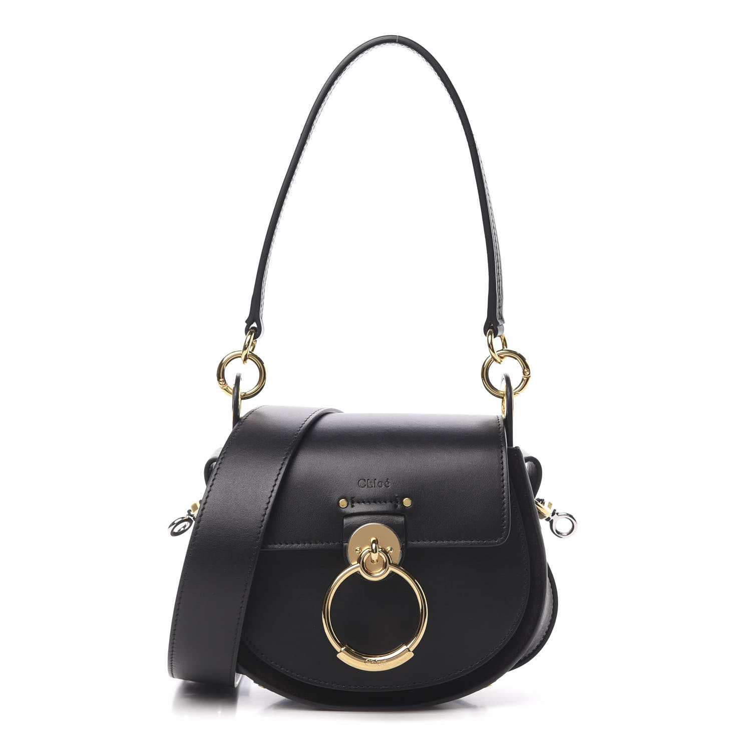 Chloe Calfskin Small Tess Bag Black 1 of 12