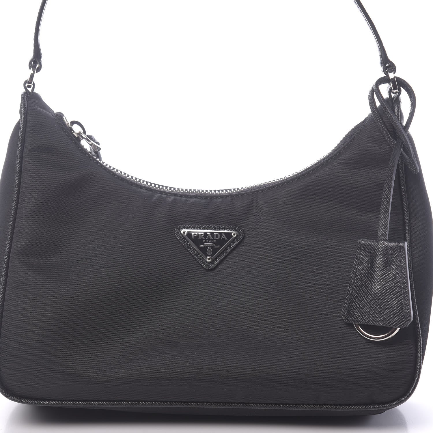Prada Tessuto Nylon Mini Re-Edition 2000 Bag Black 10 of 10