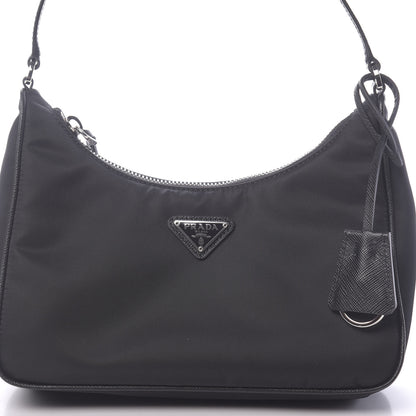 Prada Tessuto Nylon Mini Re-Edition 2000 Bag Black 10 of 10