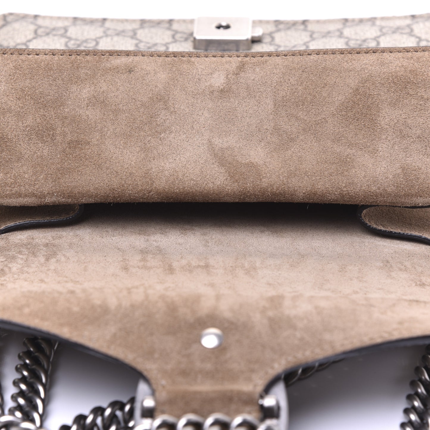 GG Supreme Monogram Mini Dionysus Shoulder Bag Taupe