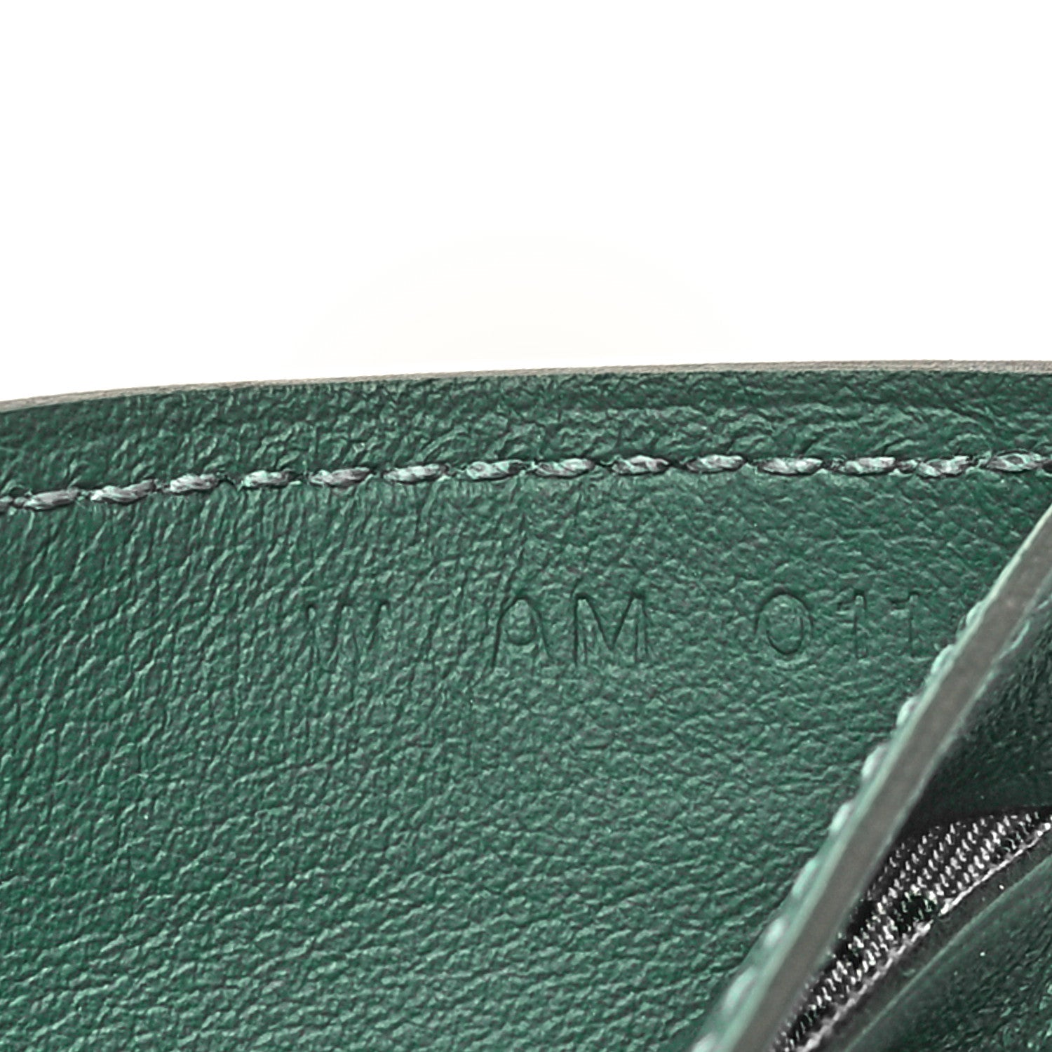 Hermes Swift Citizen Twill Card Case Vert Moyen Bleu Riviera Vert Vertigo 7 of 8