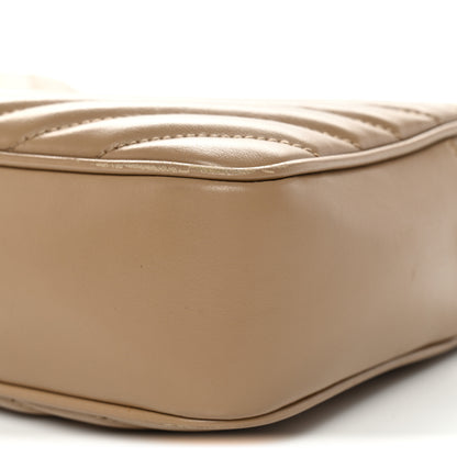 Saint Laurent Calfskin Matelasse Monogram Lou Camera Bag Dark Beige 10 of 16