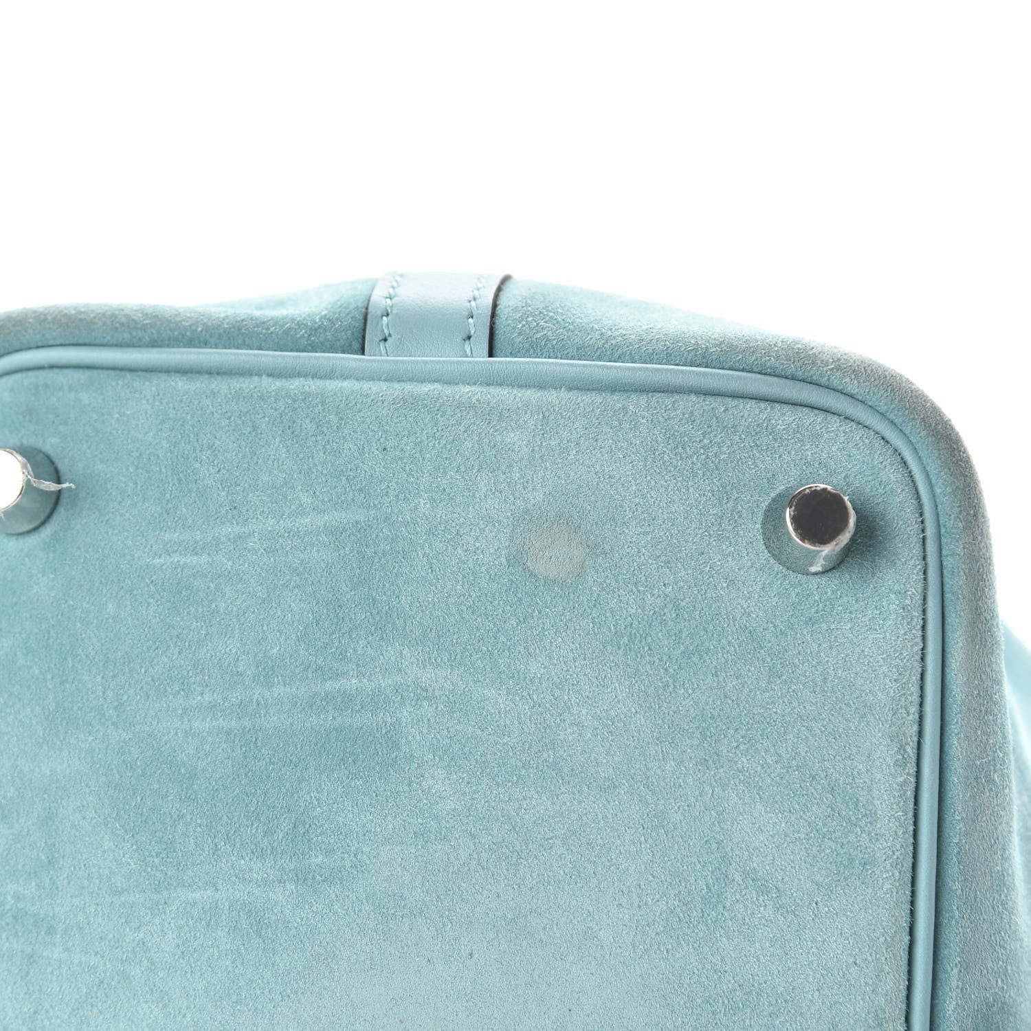 Hermes Veau Doblis Swift Picotin Lock Touch 18 PM Bleu Atoll 12 of 14