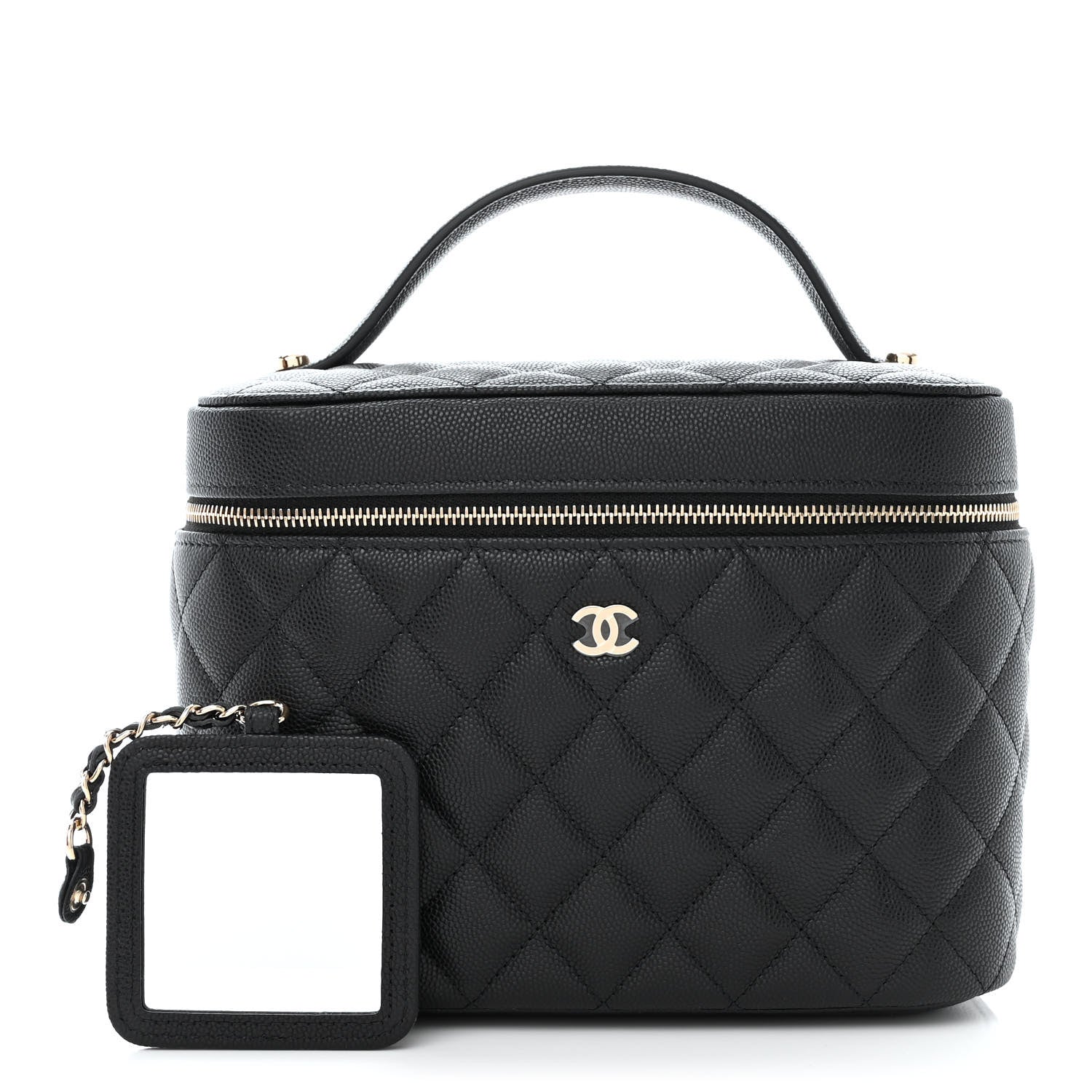 Chanel Caviar Quilted Large Vanity Pouch Black 1 of 12