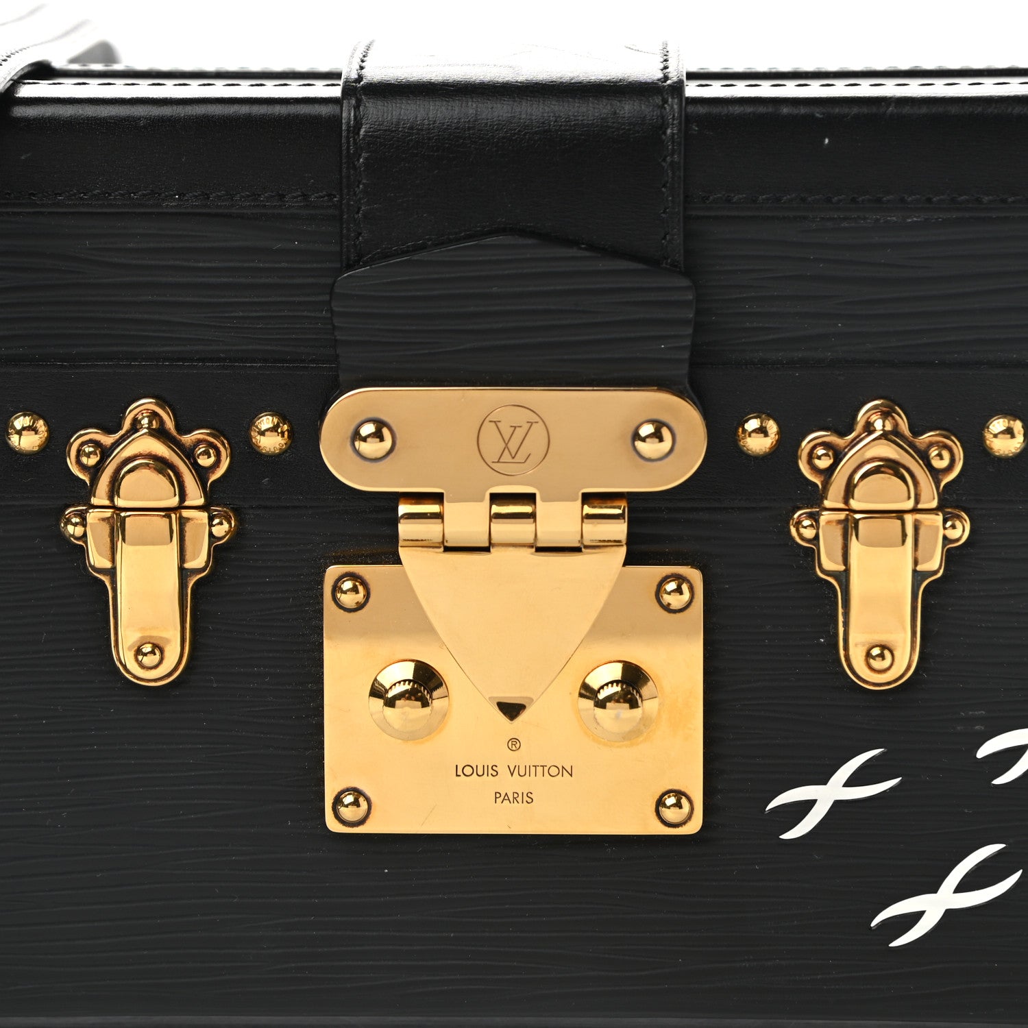 Louis Vuitton Epi Petite Malle Black 7 of 10