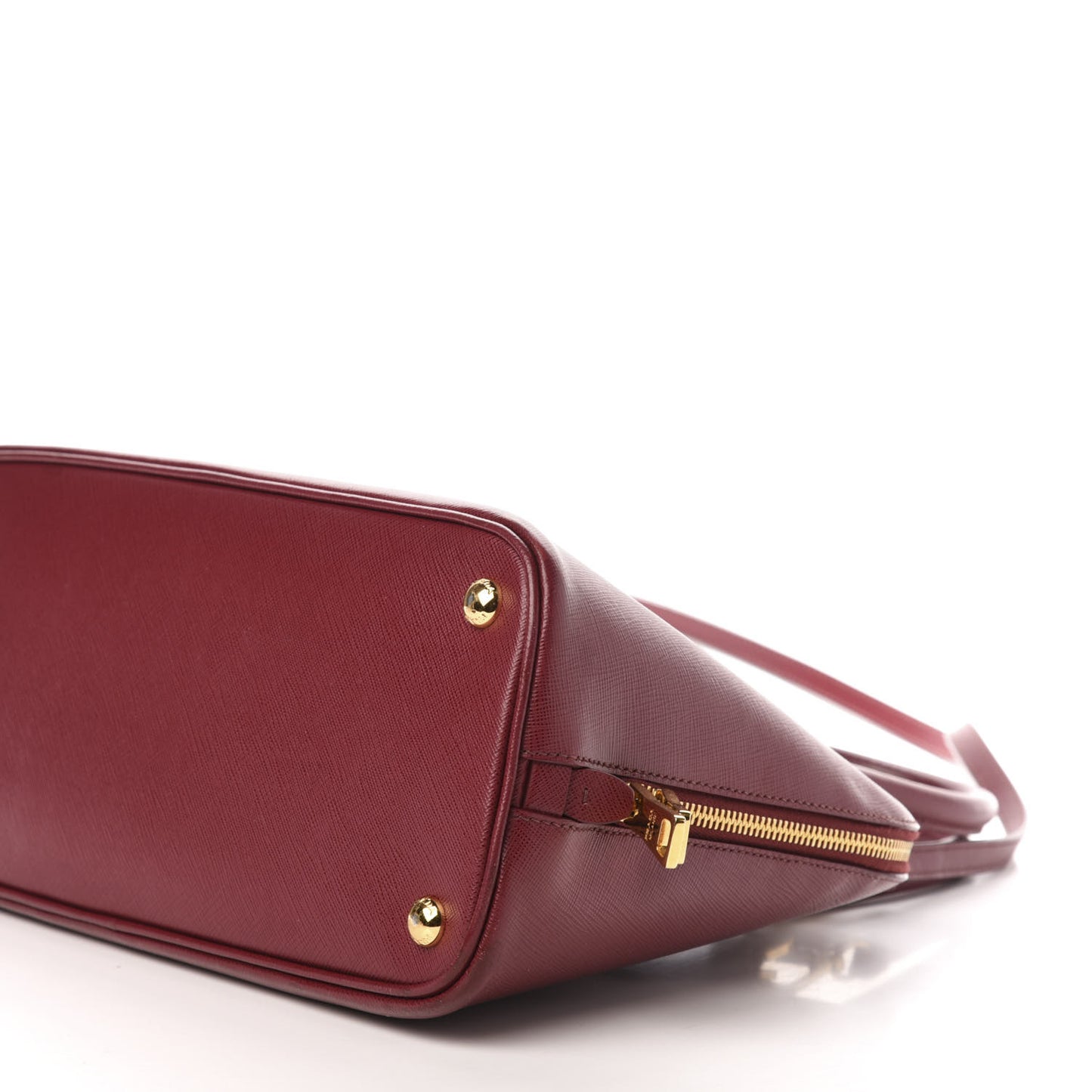 Saffiano Lux Medium Promenade Tote Cherry