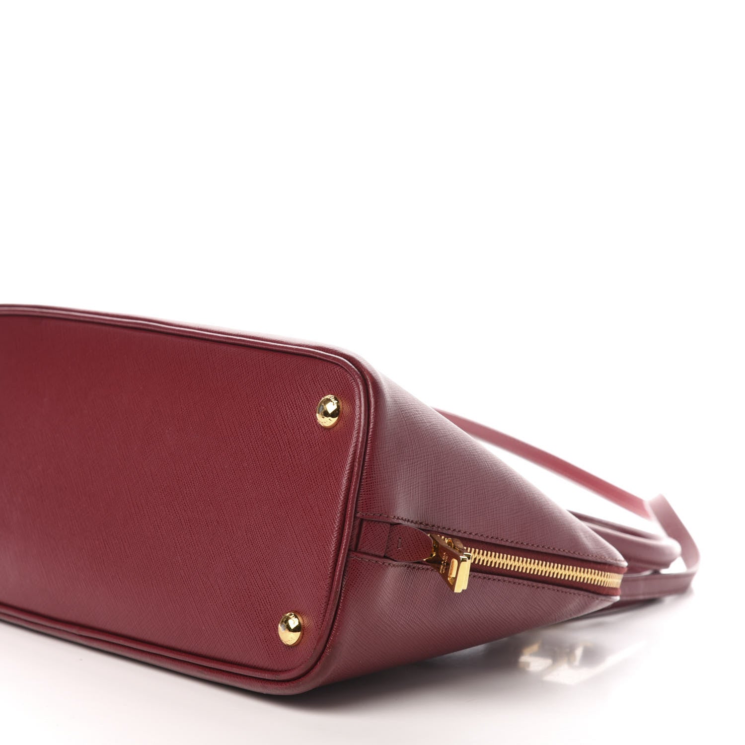 Prada Saffiano Lux Medium Promenade Tote Cherry 11 of 13