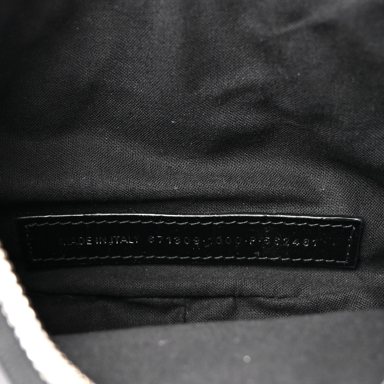 Balenciaga Extra Supple Calfskin Crystal Crocodile Embossed Le Cagole Shoulder Bag XS Black 8 of 11