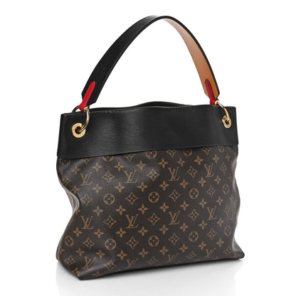 Louis Vuitton Monogram Tuileries Hobo Black 3 of 8