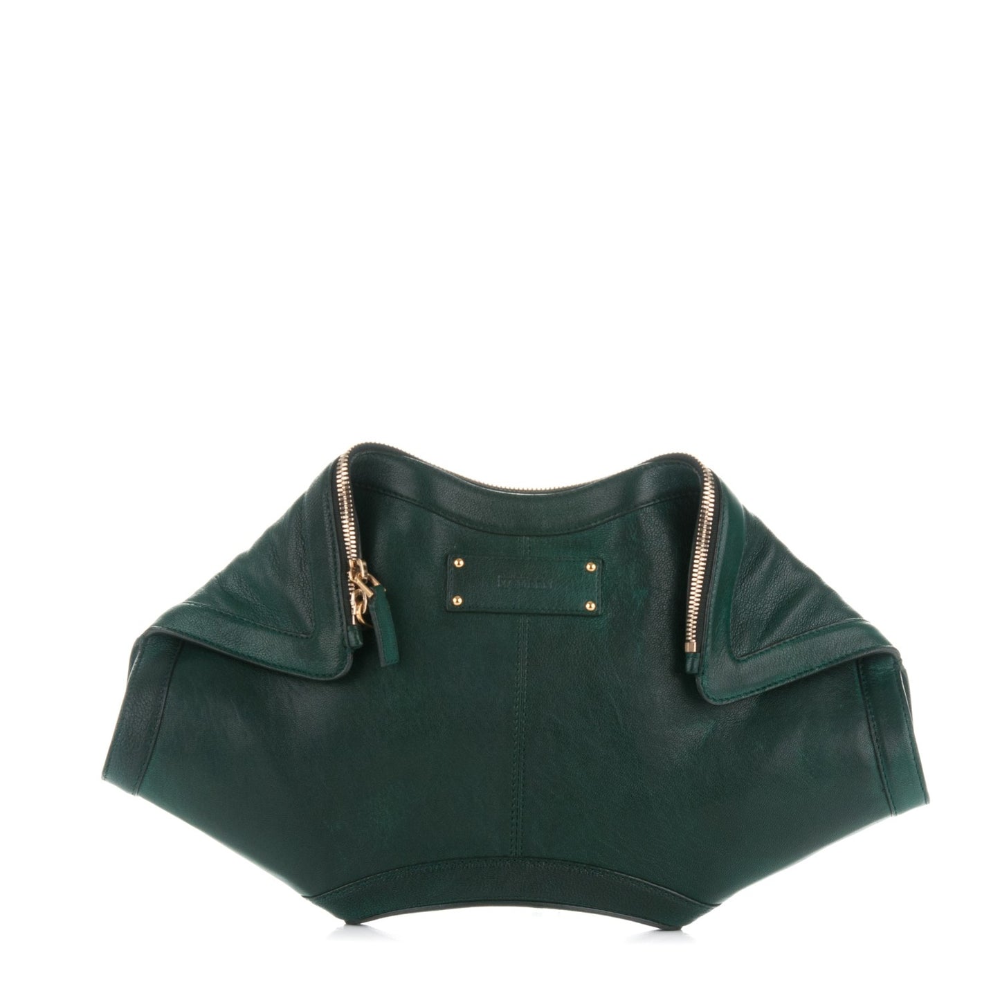 Calfskin De Manta Clutch Dark Green
