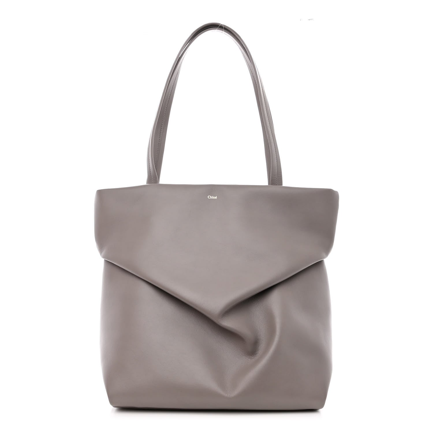 Chloe Calfskin Judy East West Tote Cashmere Grey 1 of 12