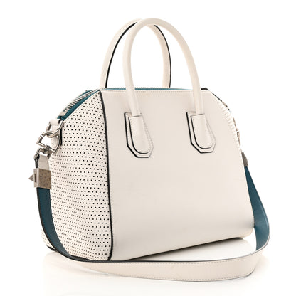 Givenchy Lambskin Perforated Small Antigona White 3 of 14