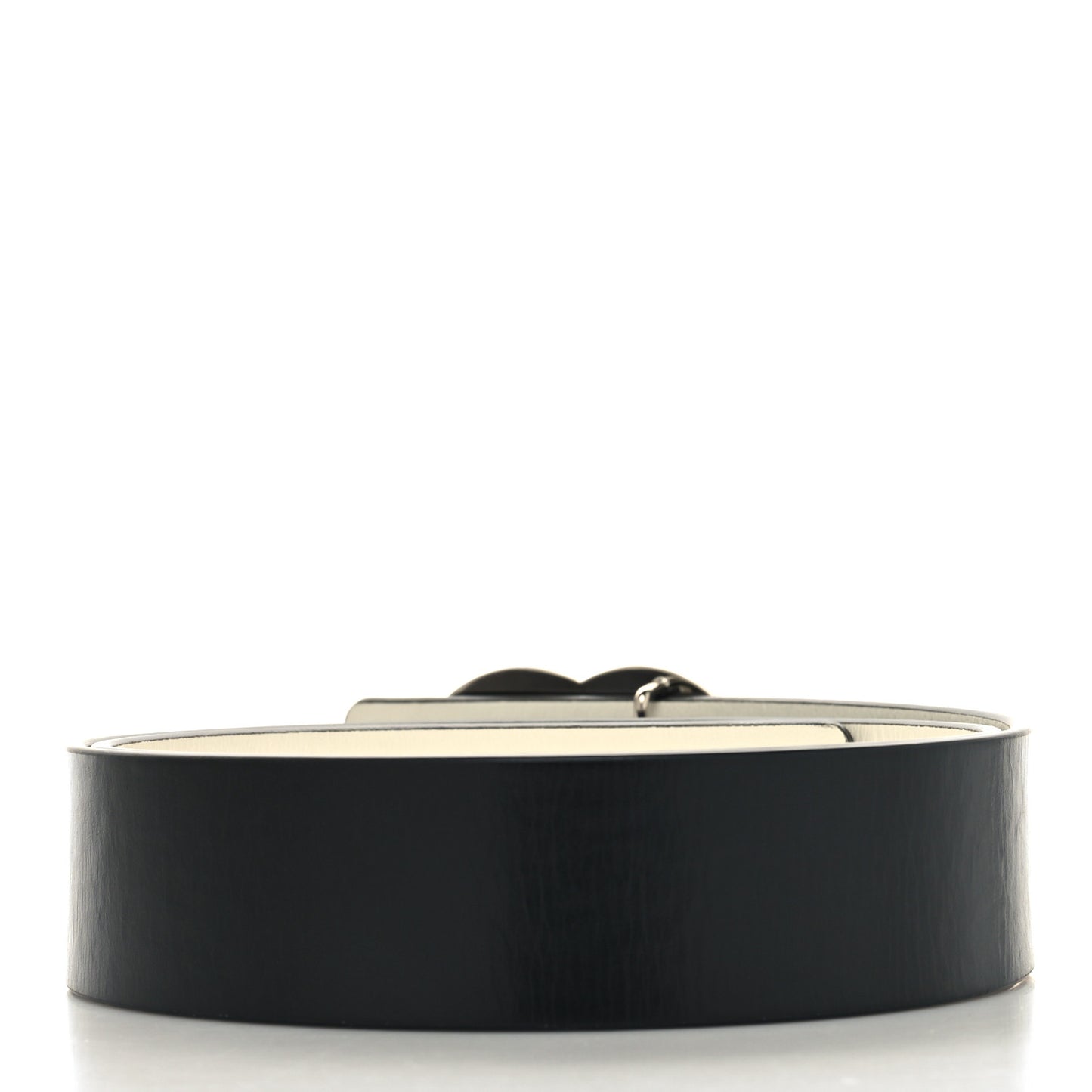 Calfskin CC Reversible Belt 80/32 Black White