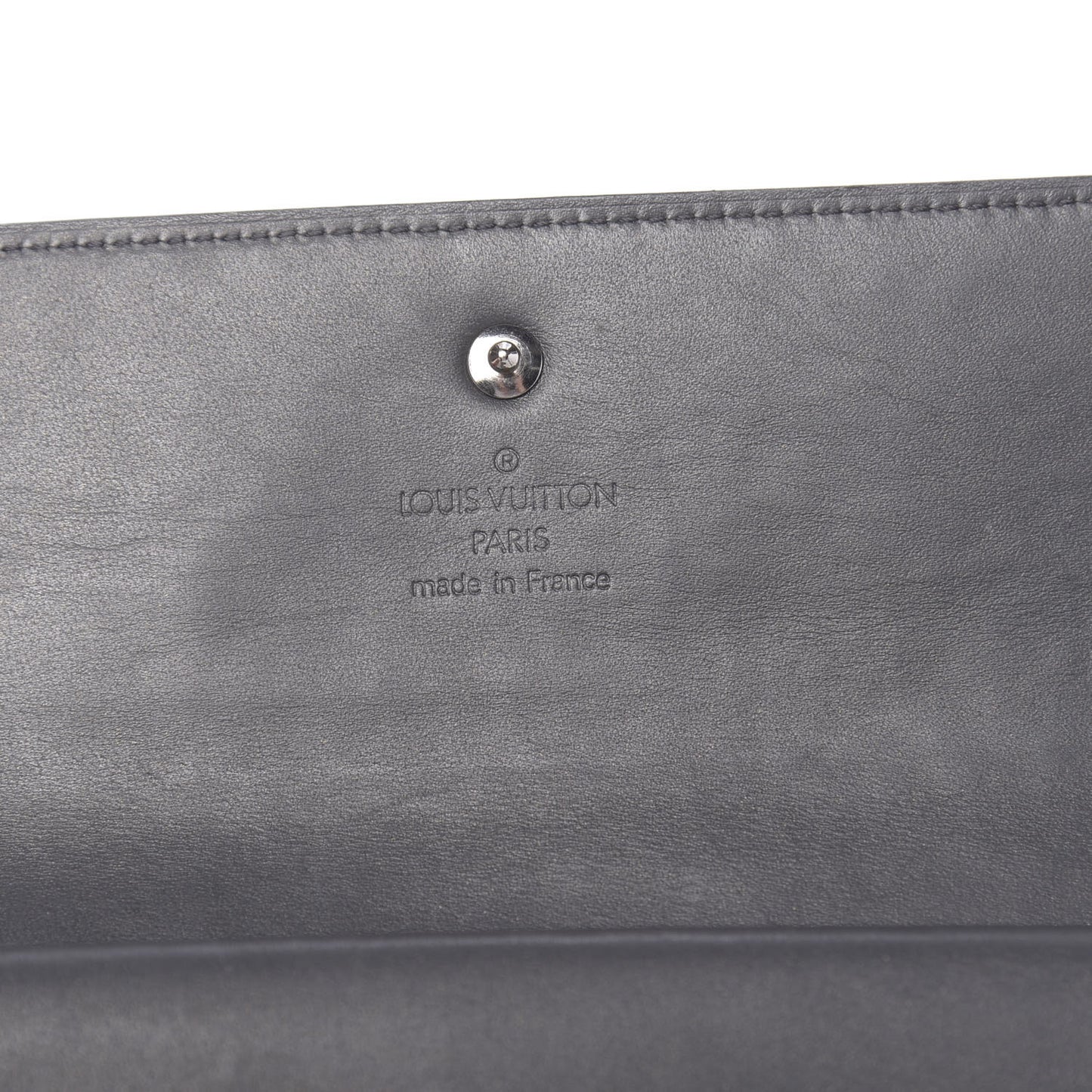 Mat Monogram Sarah Wallet Gris