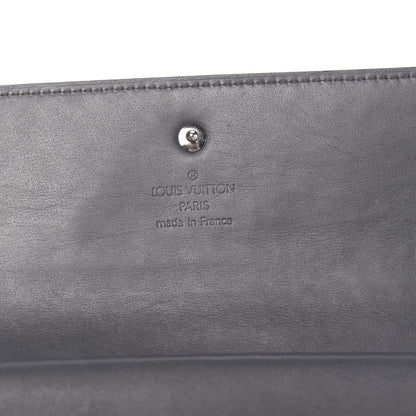 Louis Vuitton Mat Monogram Sarah Wallet Gris 7 of 8