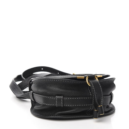 Chloe Calfskin Mini Marcie Round Crossbody Bag Black 3 of 8