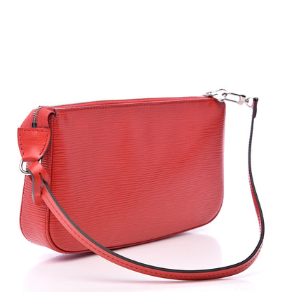 Louis Vuitton Epi Pochette Accessories NM Coquelicot 3 of 9