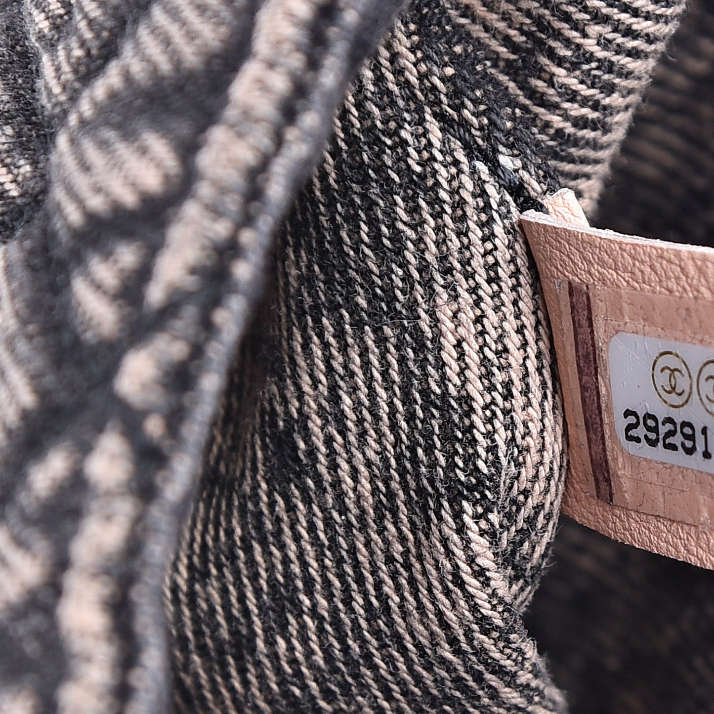 Denim Quilted Small Flap Light Pink Black