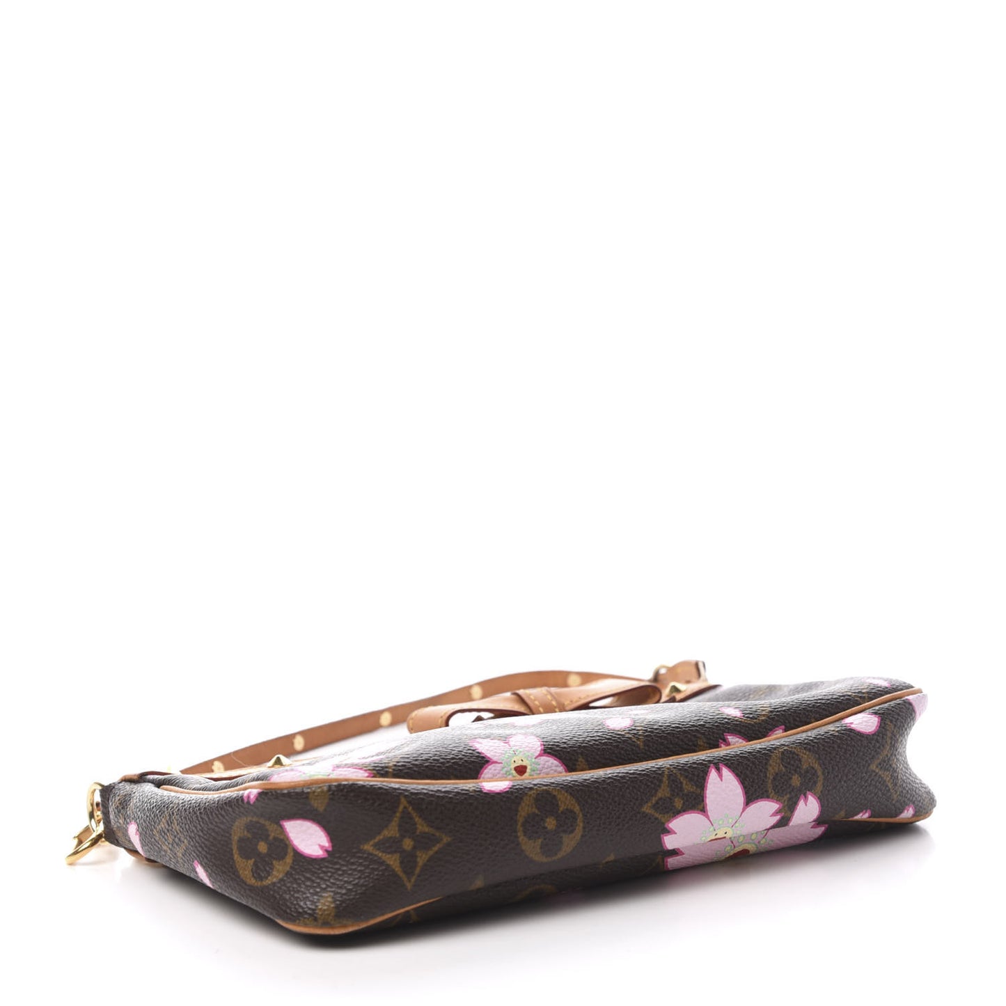 Monogram Cherry Blossom Pochette Accessories Brown