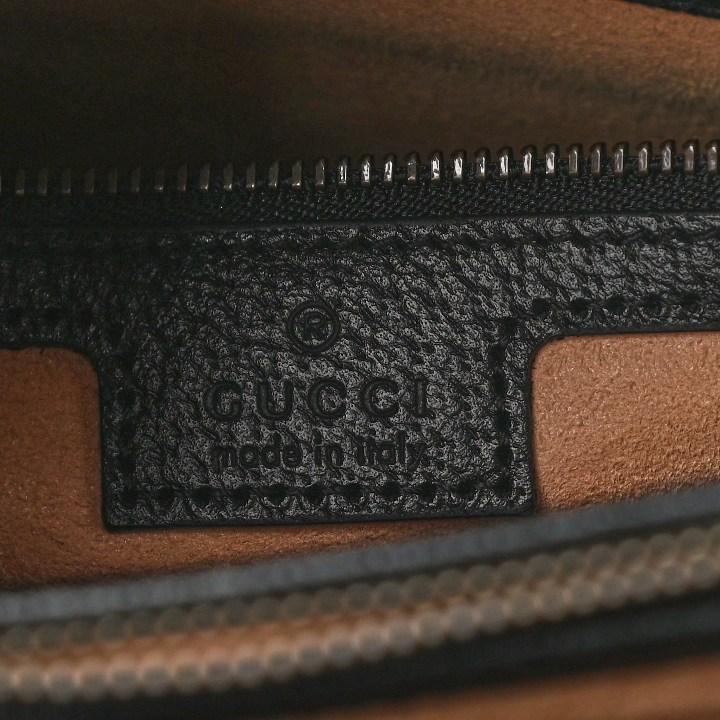Textured Dollar Calfskin Web Medium Diana Tote Bag Black Dusty Grey