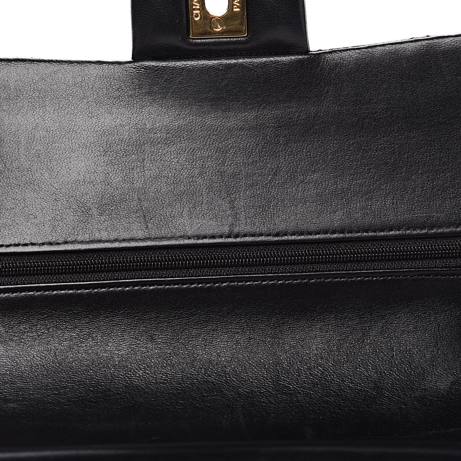 Chanel Lambskin Quilted Medium Double Flap Black 12 of 16