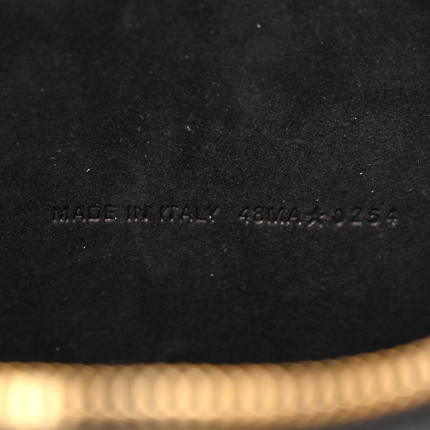Grained Calfskin Caro Double Pouch Black