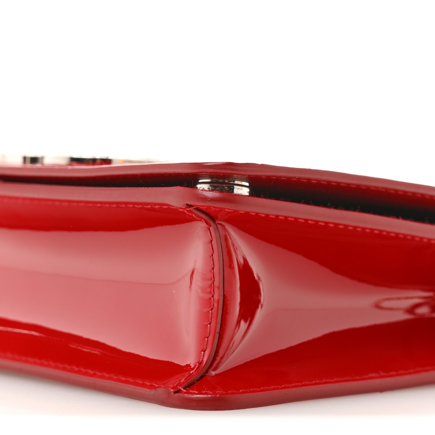 Vernice Crystal Wallet On Chain Rosso