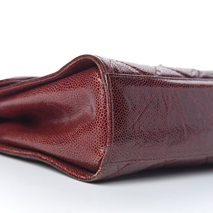 Chanel Crumpled Grained Calfskin Medium CC Crave Flap Bordeaux 14 of 19