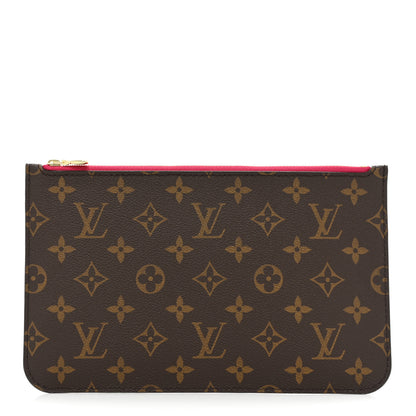 Louis Vuitton Monogram Neverfull MM GM Pochette Pivoine 1 of 11