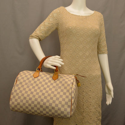 Louis Vuitton Damier Azur Speedy 35 2 of 9