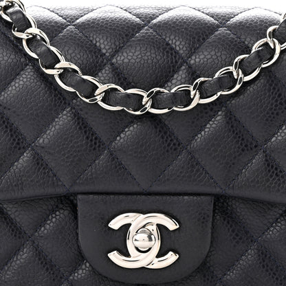 Chanel Caviar Quilted Mini Square Flap Navy 8 of 12