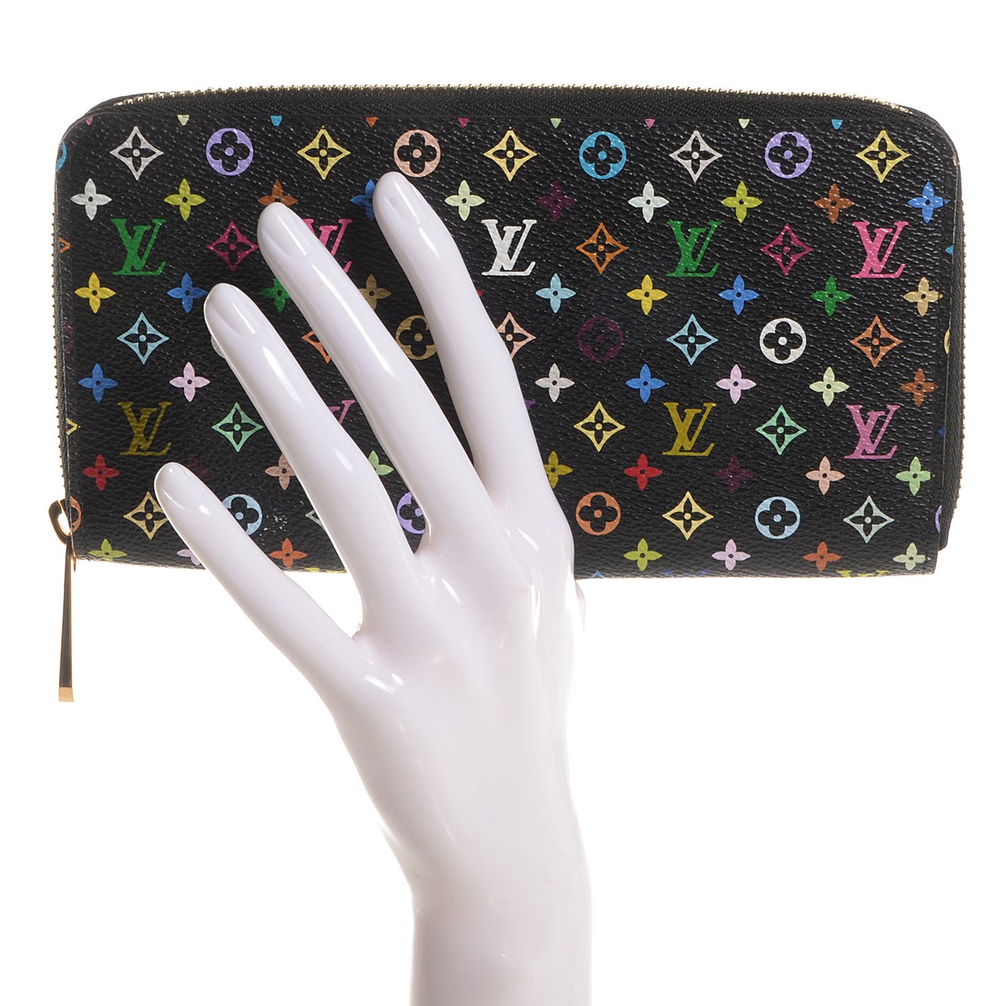 Monogram Multicolor Zippy Wallet Black Grenade