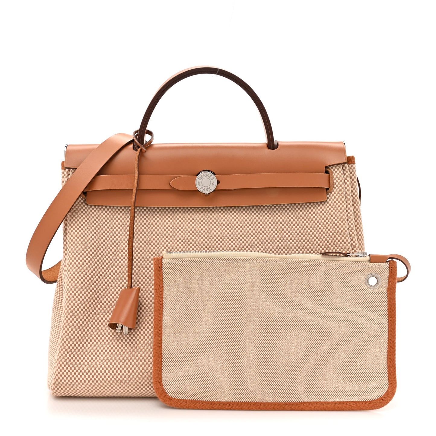 Vache Hunter Criss Viking Herbag Zip Retourne 31 PM Ecru Beige Naturel