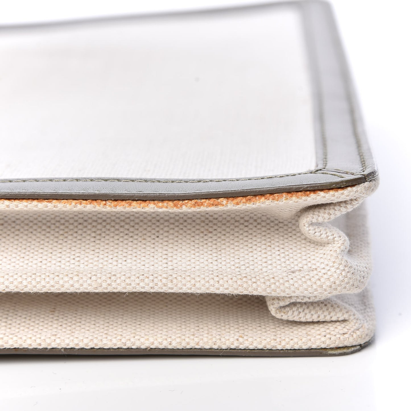 Cotton Canvas Pochette Crossbody Bag Vert Militaire