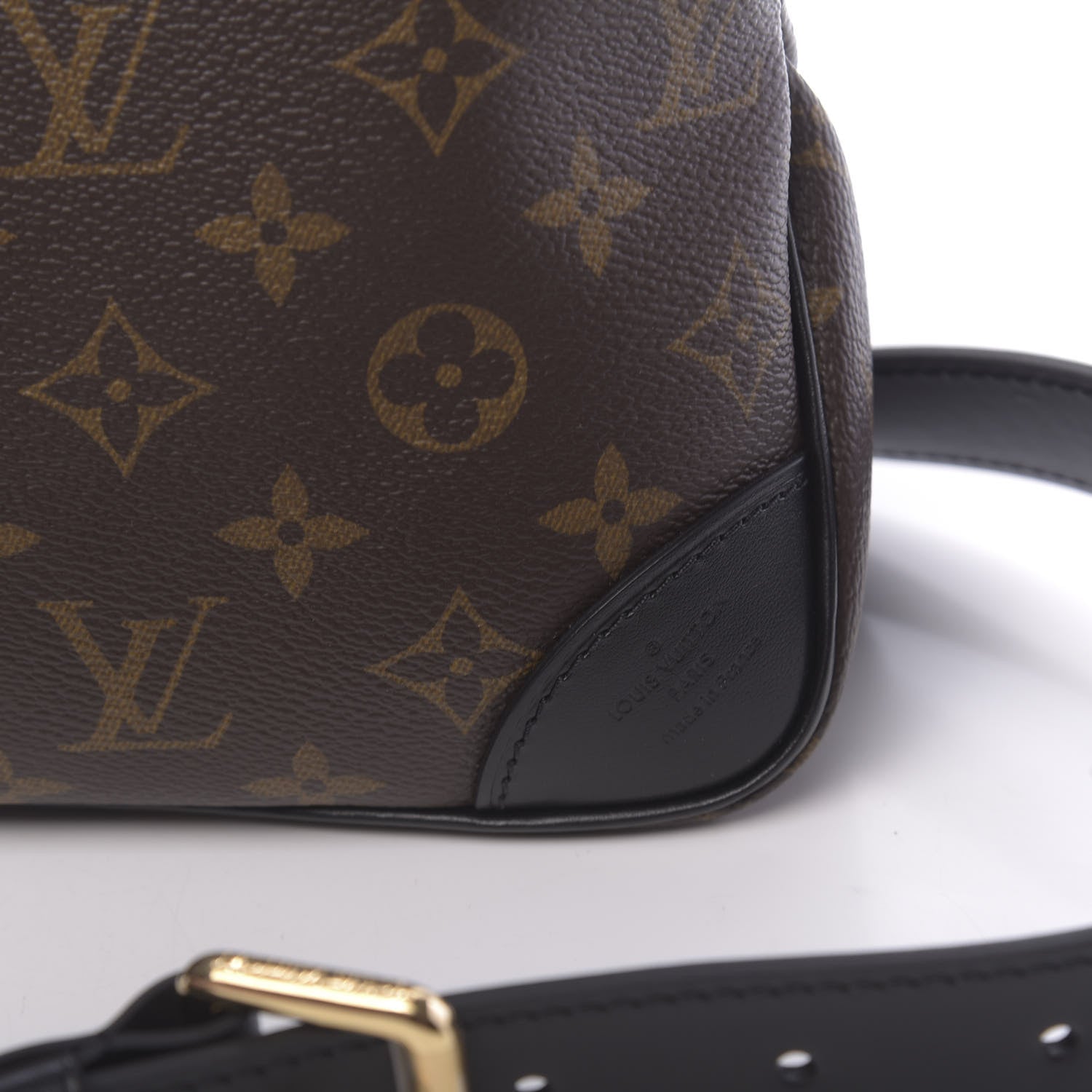 Louis Vuitton Monogram Odeon PM Black 6 of 9