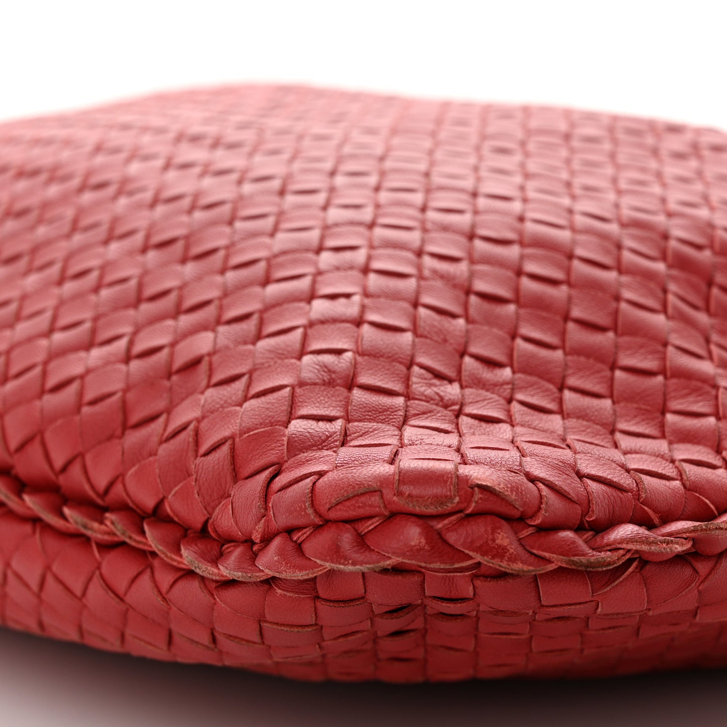 Nappa Intrecciato Large Veneta Hobo Brique