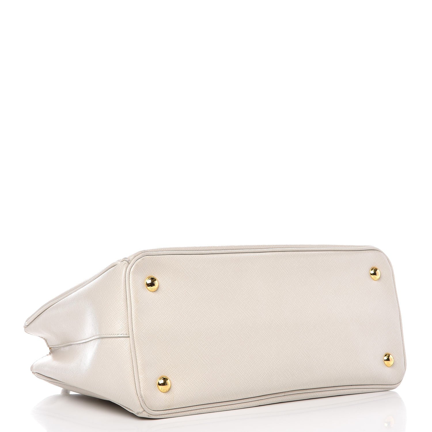 Prada Saffiano Lux Medium Tote Talco 5 of 14