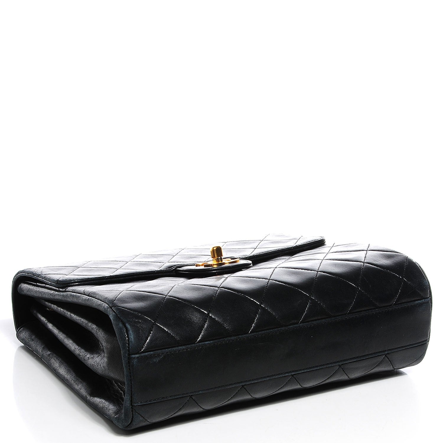 Chanel Lambskin Small Accordion Single Flap Black 4 of 7