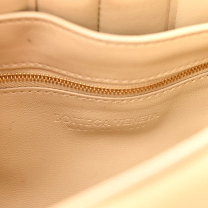 Bottega Veneta Lambskin Maxi Intreccio Padded Chain Cassette Crossbody Bag Porridge 6 of 12