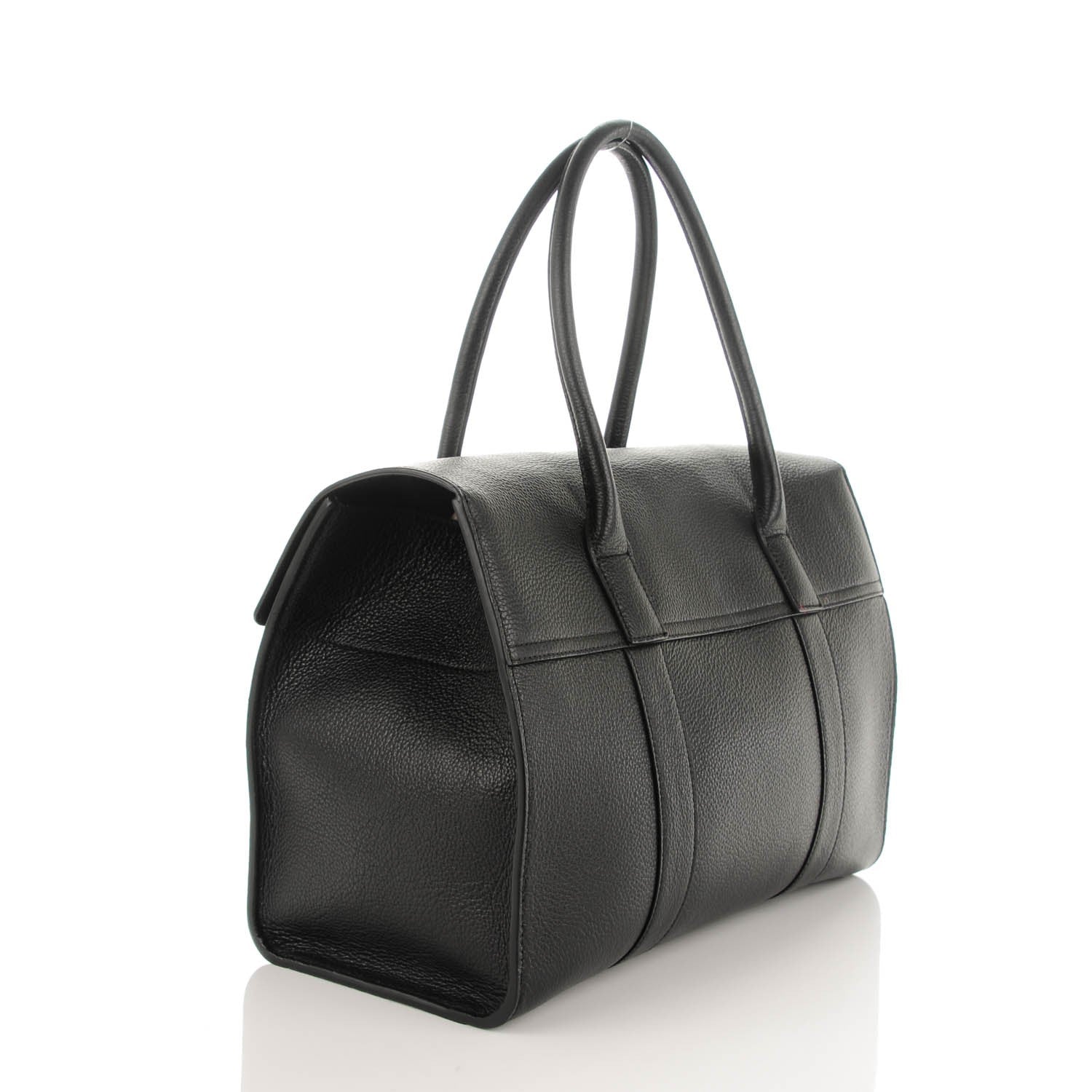 Mulberry Natural Grain Calfskin New Bayswater Black 3 of 8