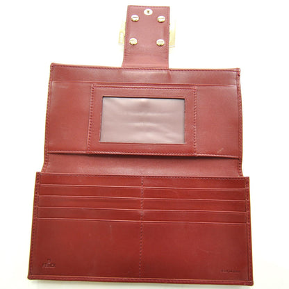 Fendi Zucchino Continental Wallet Red 6 of 9