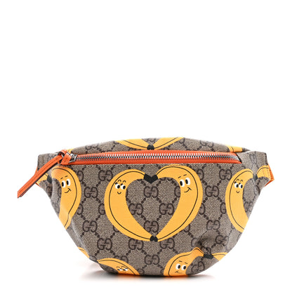 Gucci GG Supreme Monogram Banana Childrens Belt Bag Beige Ebony Multicolor Carrot Orange 1 of 11
