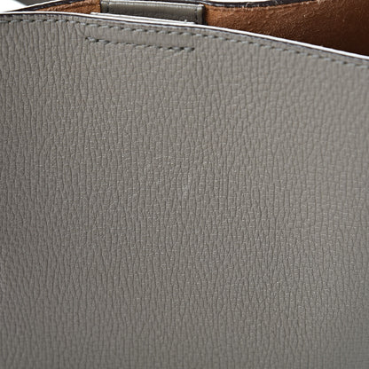 MCM Grained Calfskin Visetos Medium Sarah Hobo Grey 17 of 20