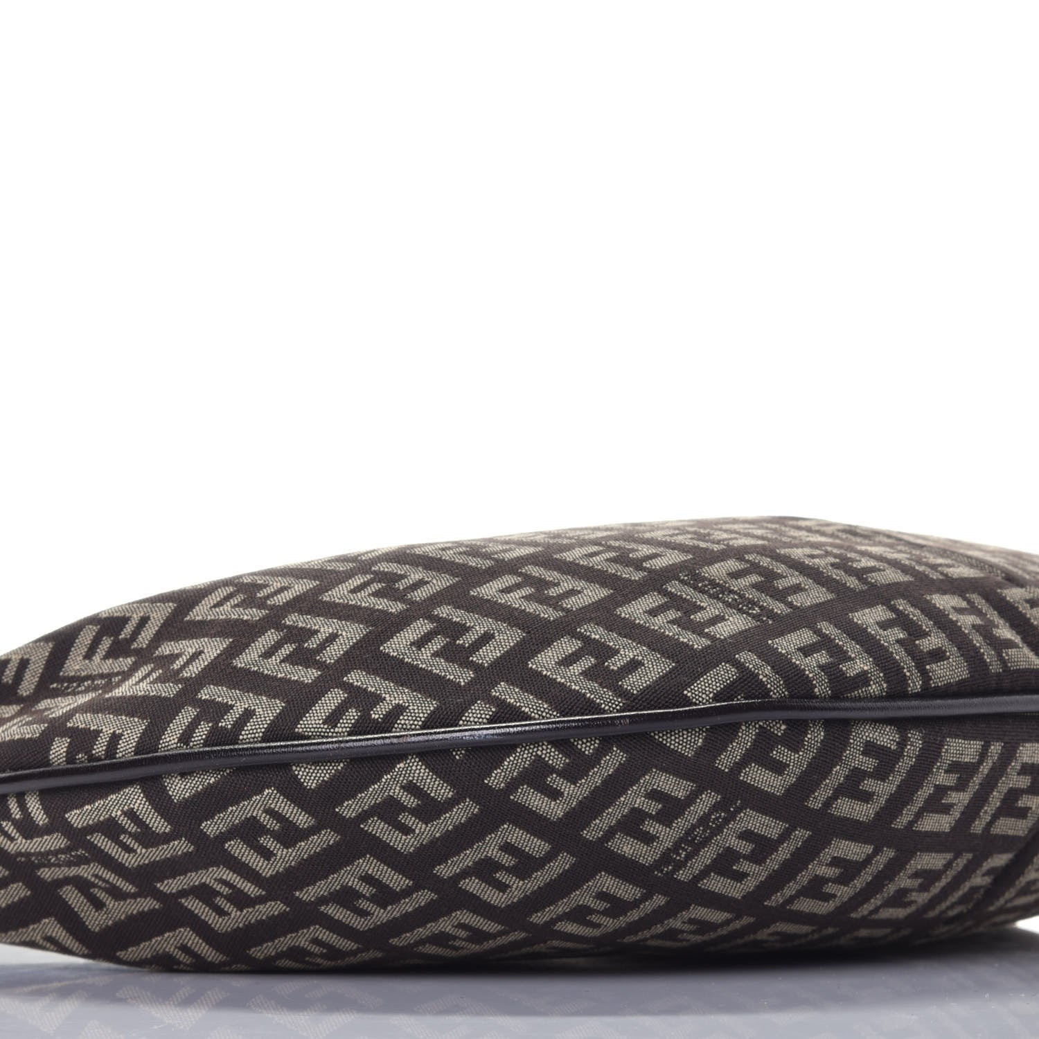 Fendi Zucchino Vitello Hobo Testa di Moro Beige 7 of 8