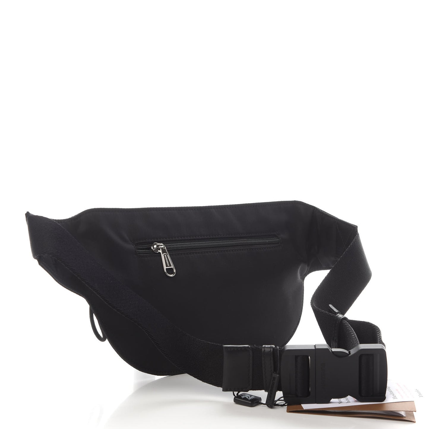 Econyl Logo Flat Sonny Bum Bag Black