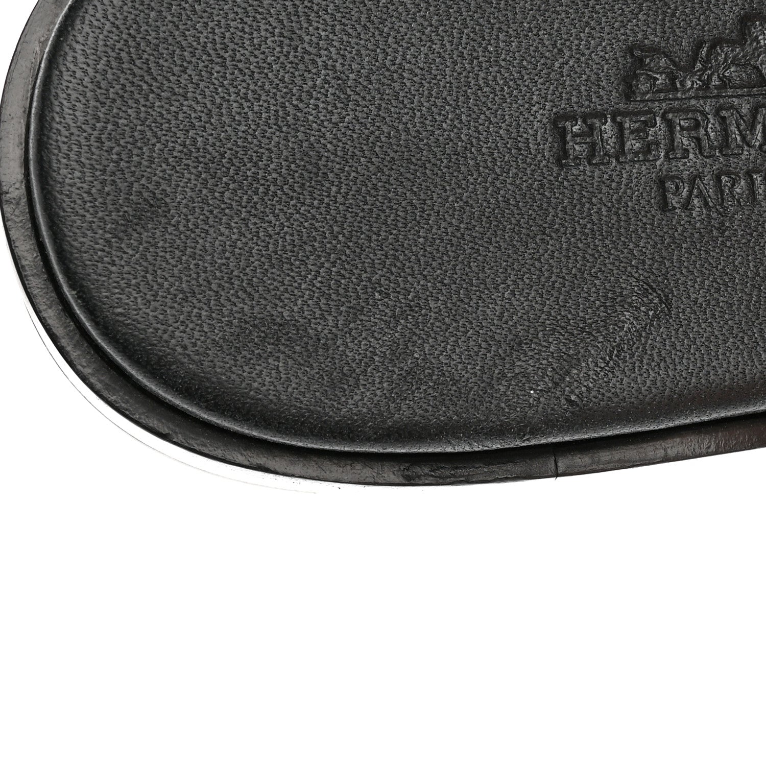 Hermes Calfskin Claire Sandals 36.5 Black 7 of 12