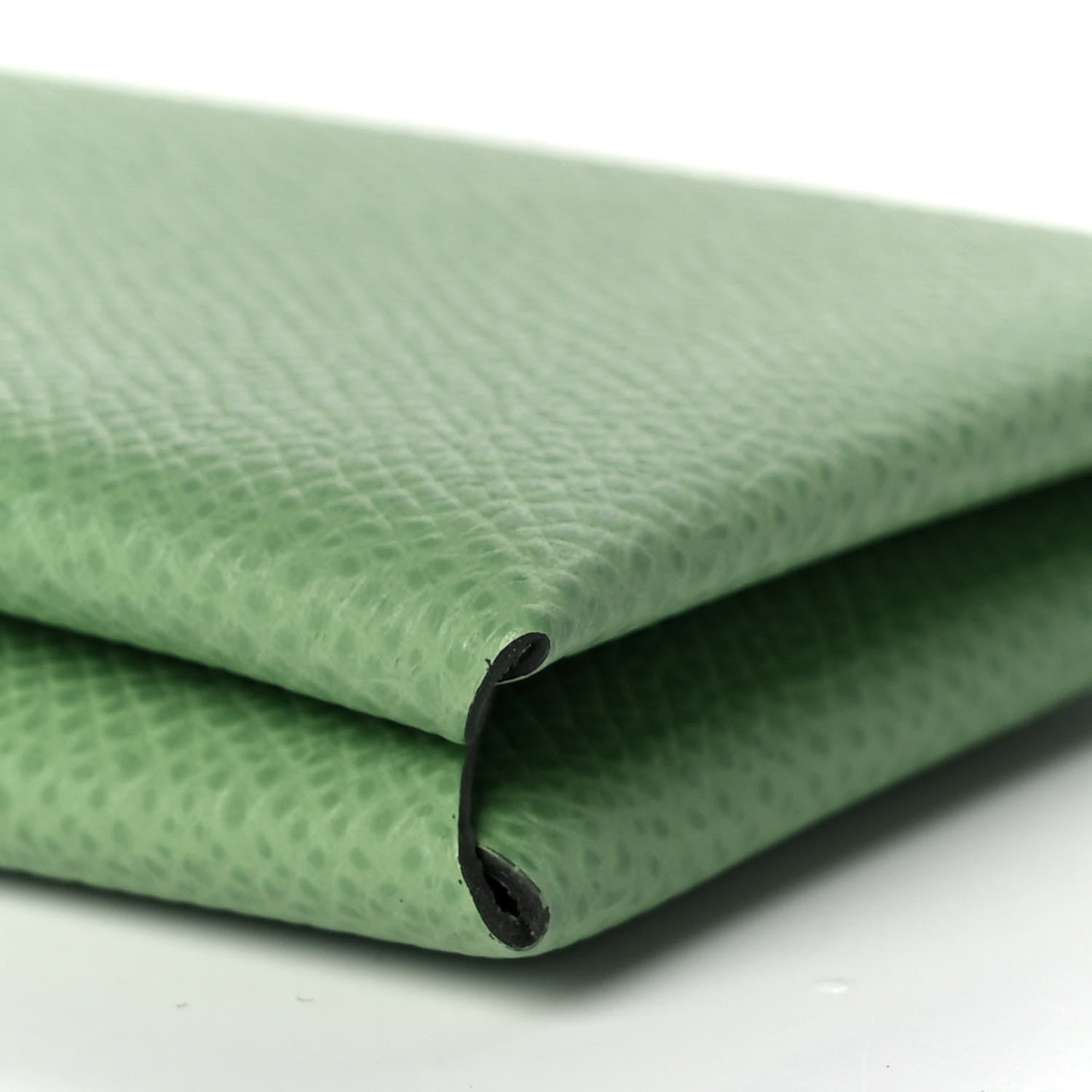 Hermes Epsom Calvi Card Case Vert Criquet 10 of 11